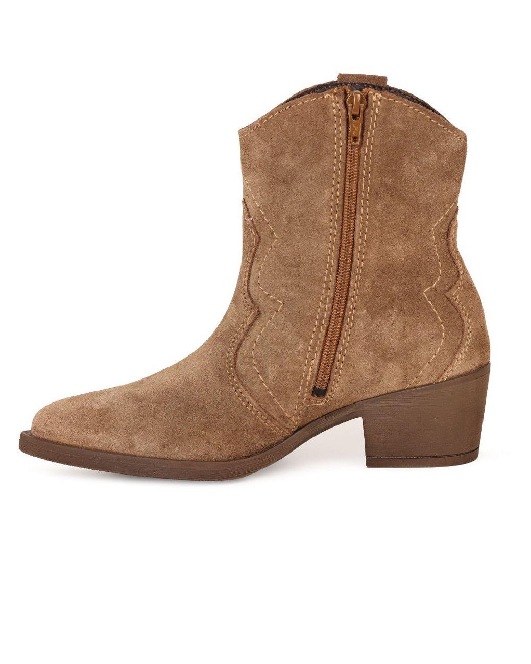 Tamaris Brown Mexan Ankle Boots