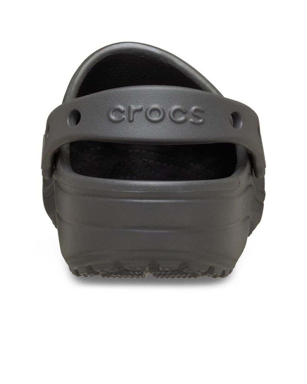 CROCSTM Gray Classic Floral Cut Out Clogs