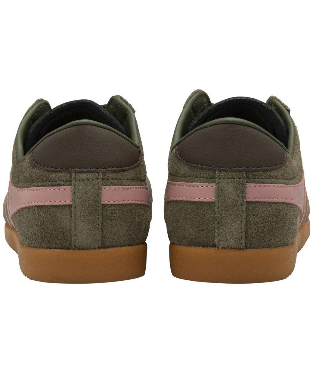 Gola Green Bullet Suede Trainers