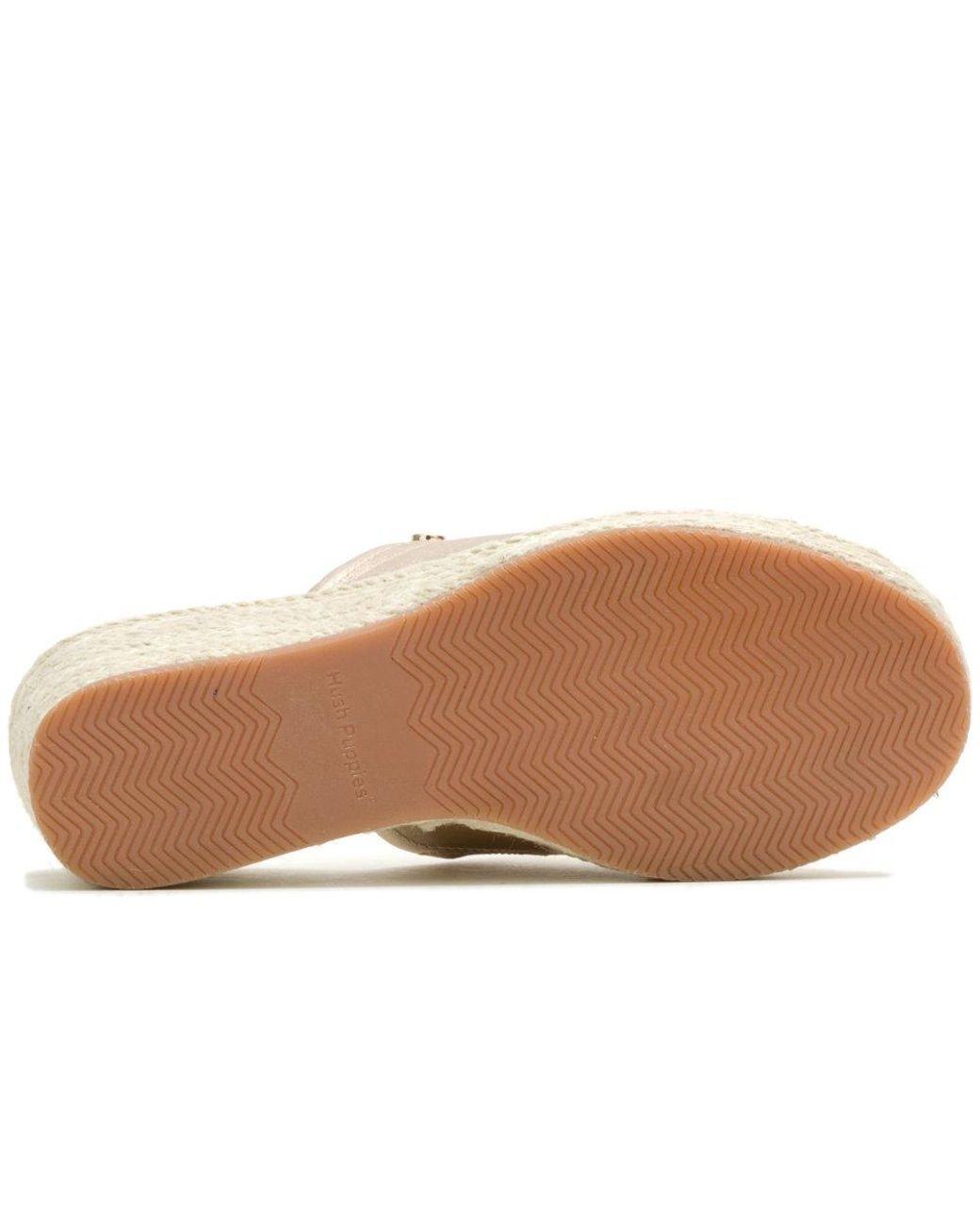 Hush Puppies White Willow Rattan Sandals