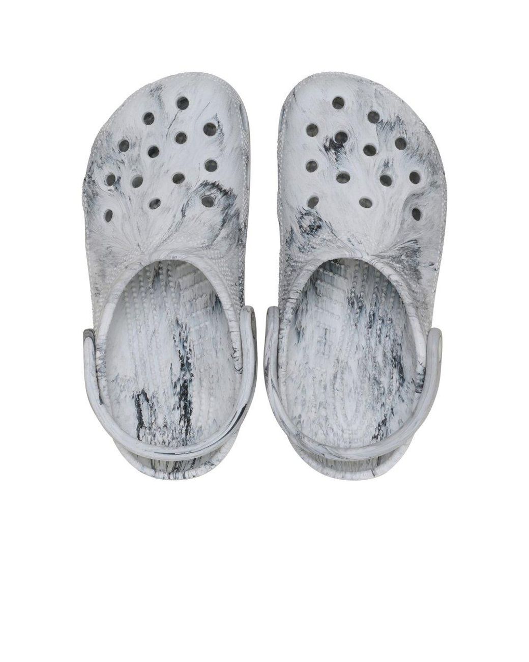 CROCSTM Gray Classic Marbled Clogs