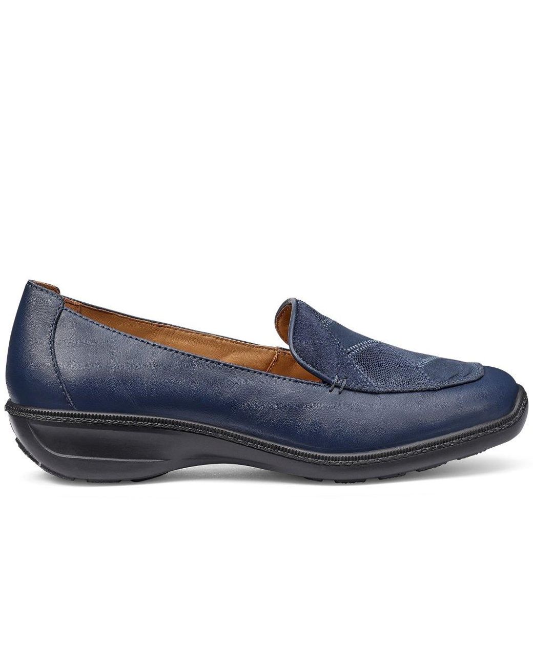 Hotter Blue Faith Ii Slip On Shoes Colour: French Leather