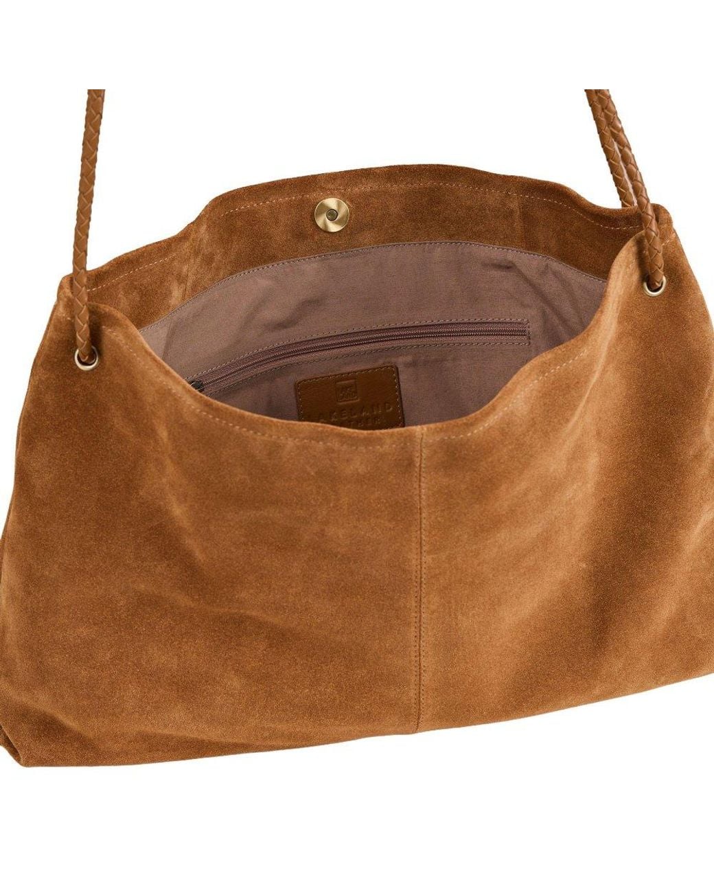 Lakeland Leather Brown Staveley Shoulder Bag
