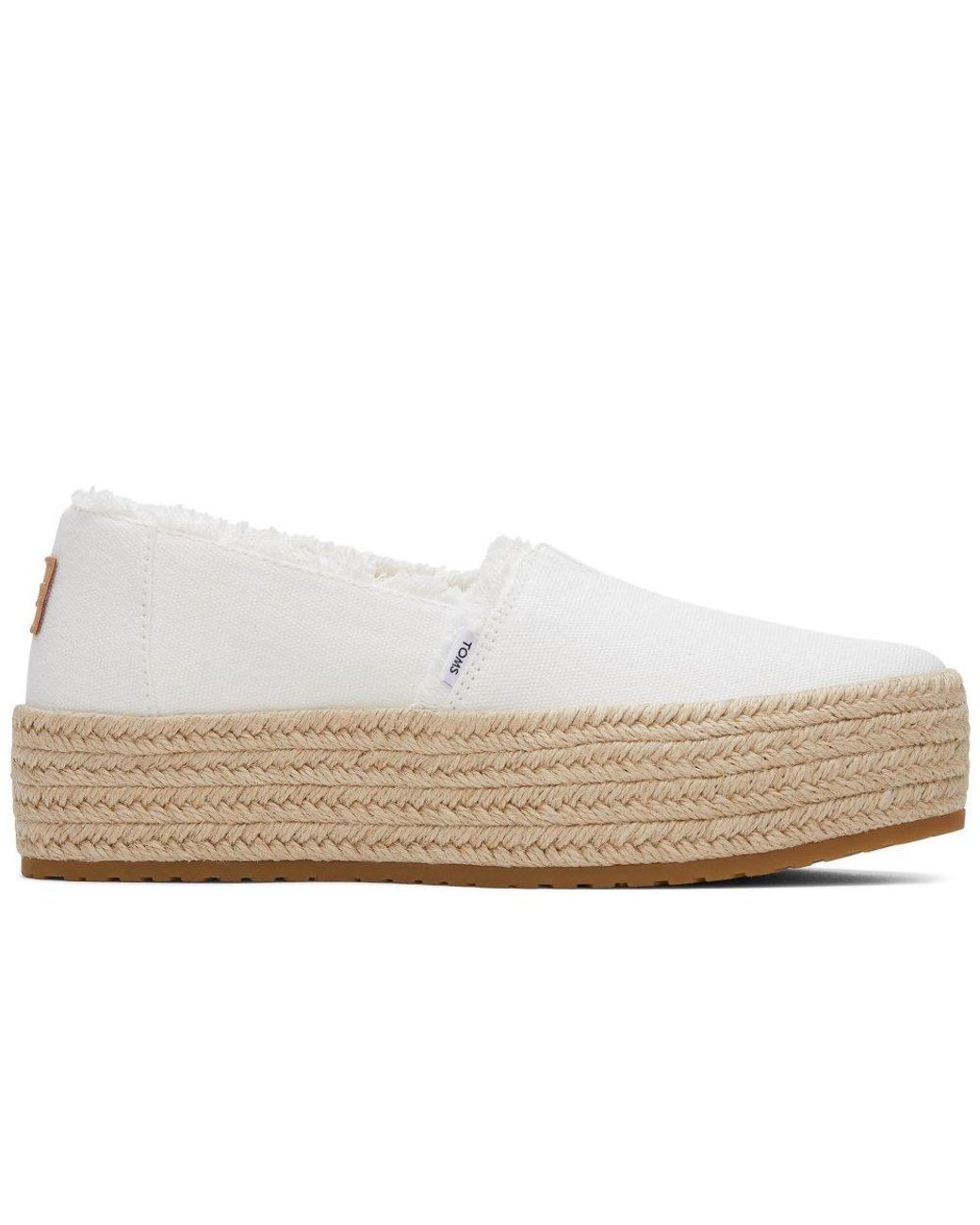 TOMS White Valencia Espadrilles