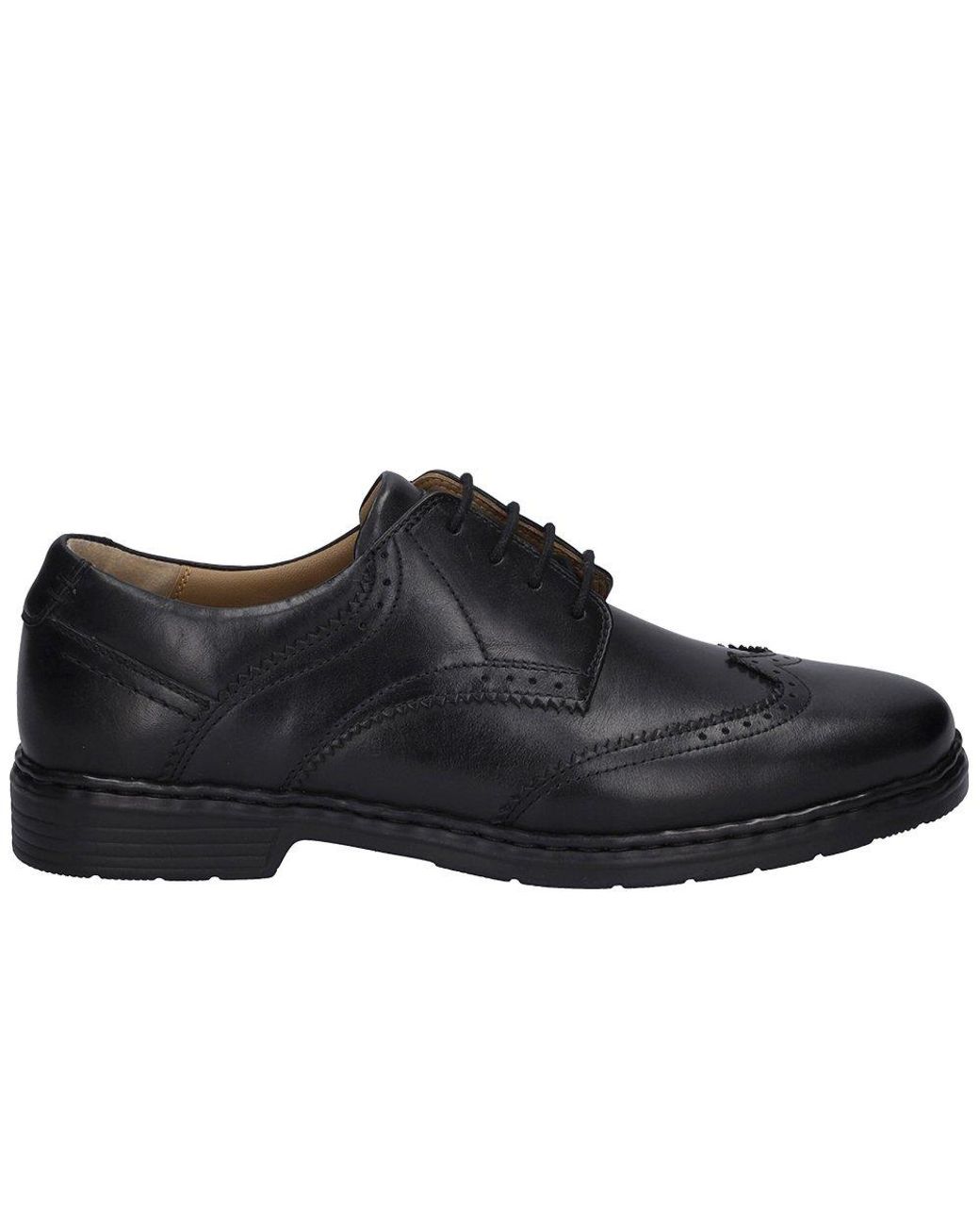 Josef Seibel Black Alastair 14 Brogues (Schwarz) for men