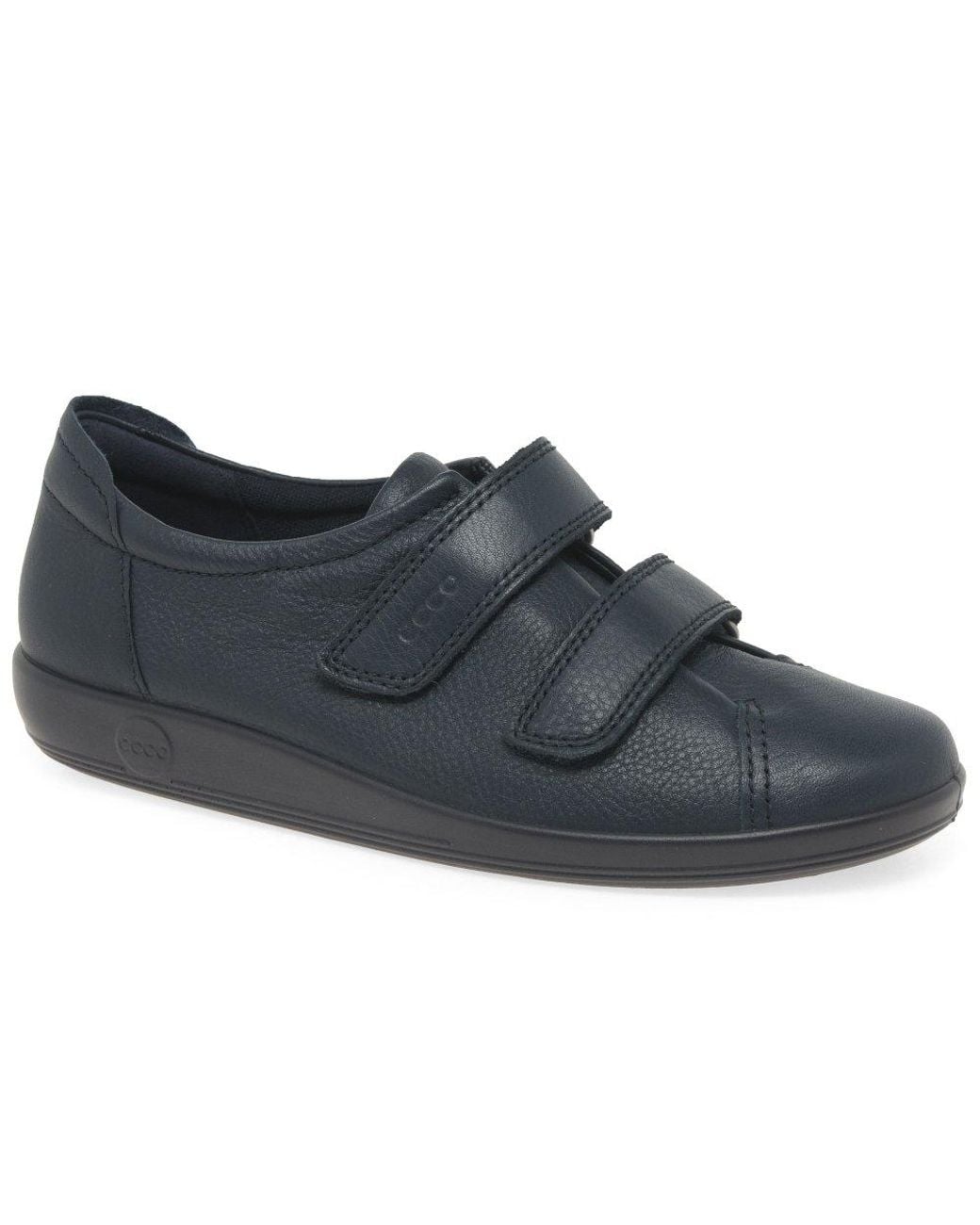 Ecco Blue Soft 2 Strap Casual Trainers