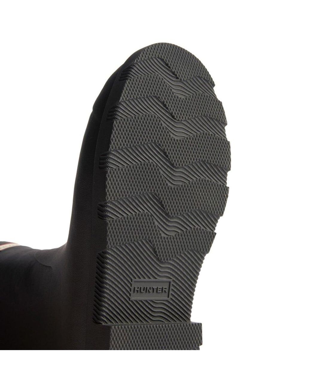 Hunter Black Downpour Short Insulated Wellingtons
