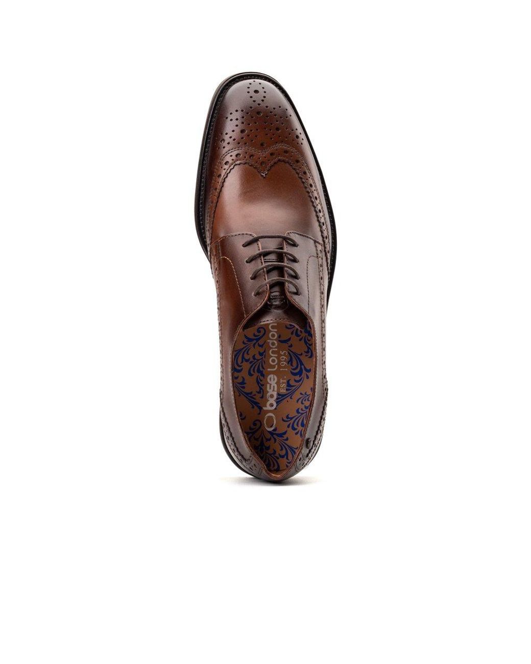 Base London Brown Pocket Brogues for men