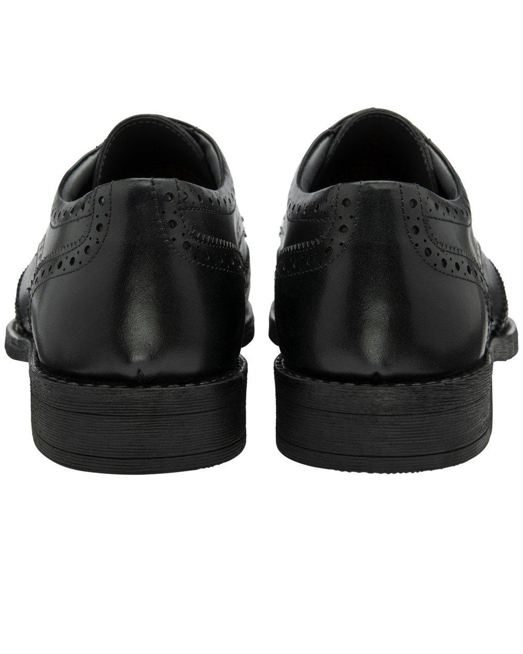 Frank Wright Black Huges Ii Brogues for men