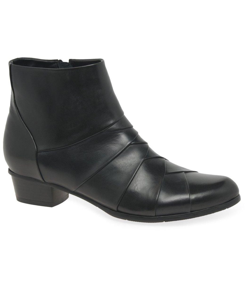 Regarde Le Ciel Black Stefany 172 Ankle Boots