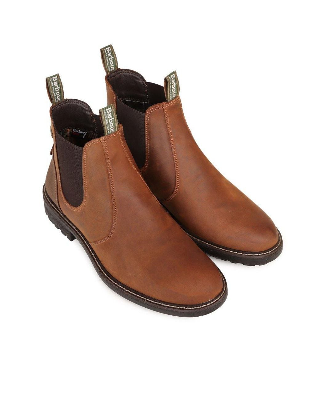 Barbour Brown Embleton Chelsea Boots for men