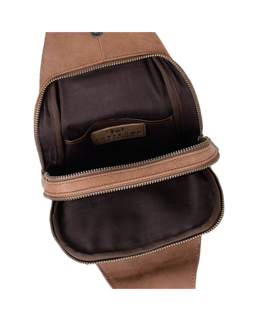 Lakeland Leather Brown Hawksdale Slingbag