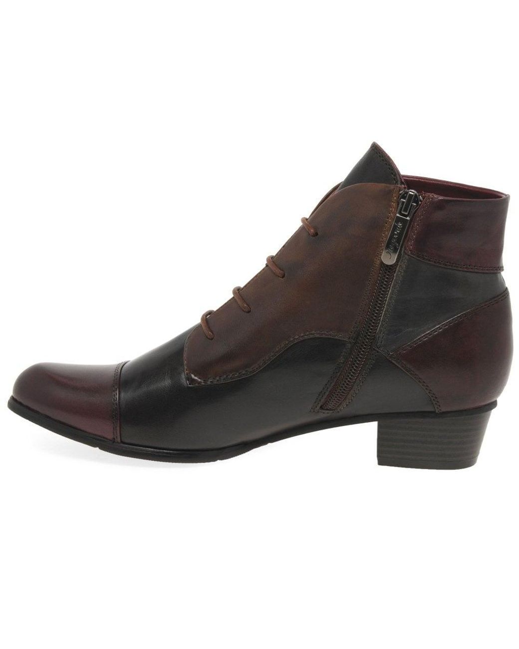 Regarde Le Ciel Brown Stefany 123 Victorian Ankle Boots