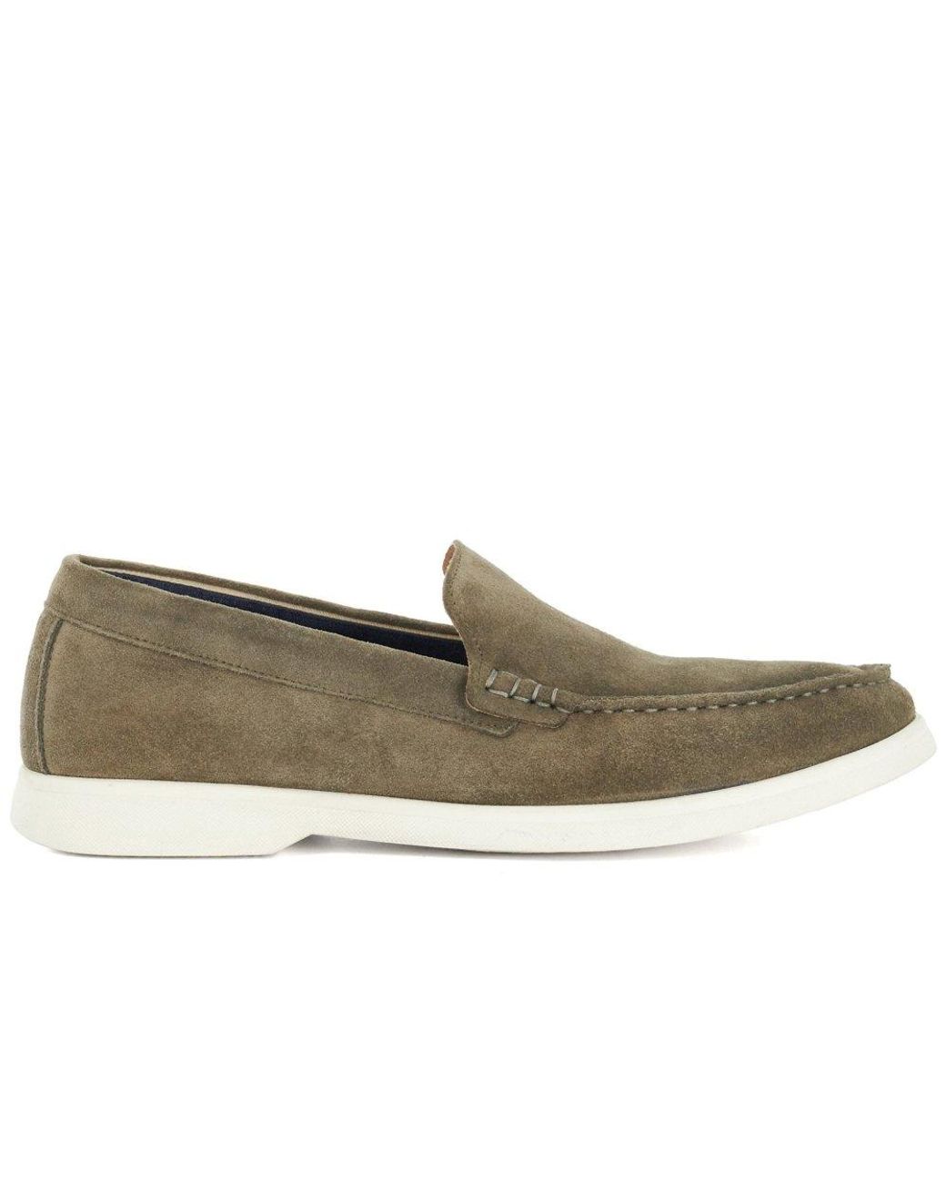 Dune Multicolor Buftonn Loafers for men
