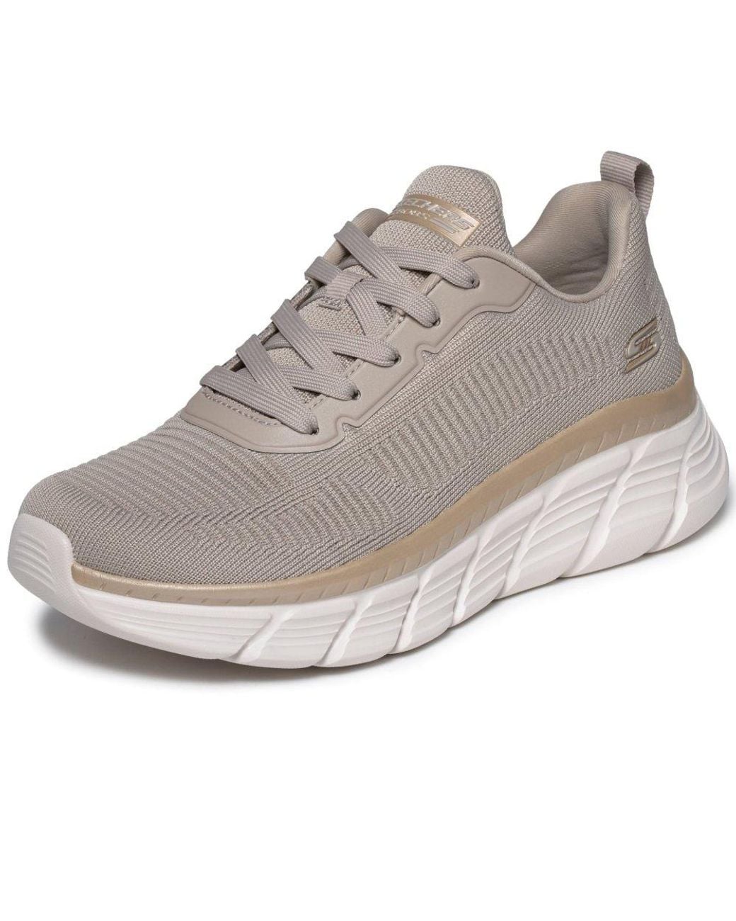 Skechers Gray Bobs B Flex Hi Flying Trainers