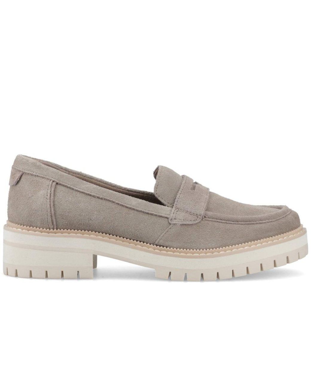 TOMS Gray Cara Loafers