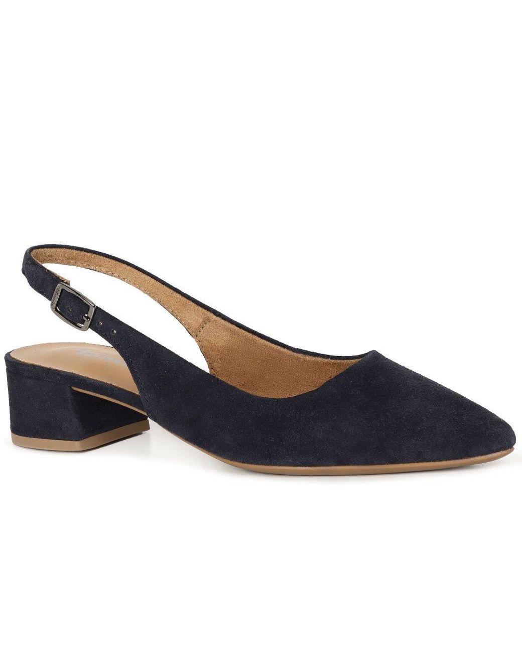 Tamaris Pink Magnolia Slingback Court Shoes