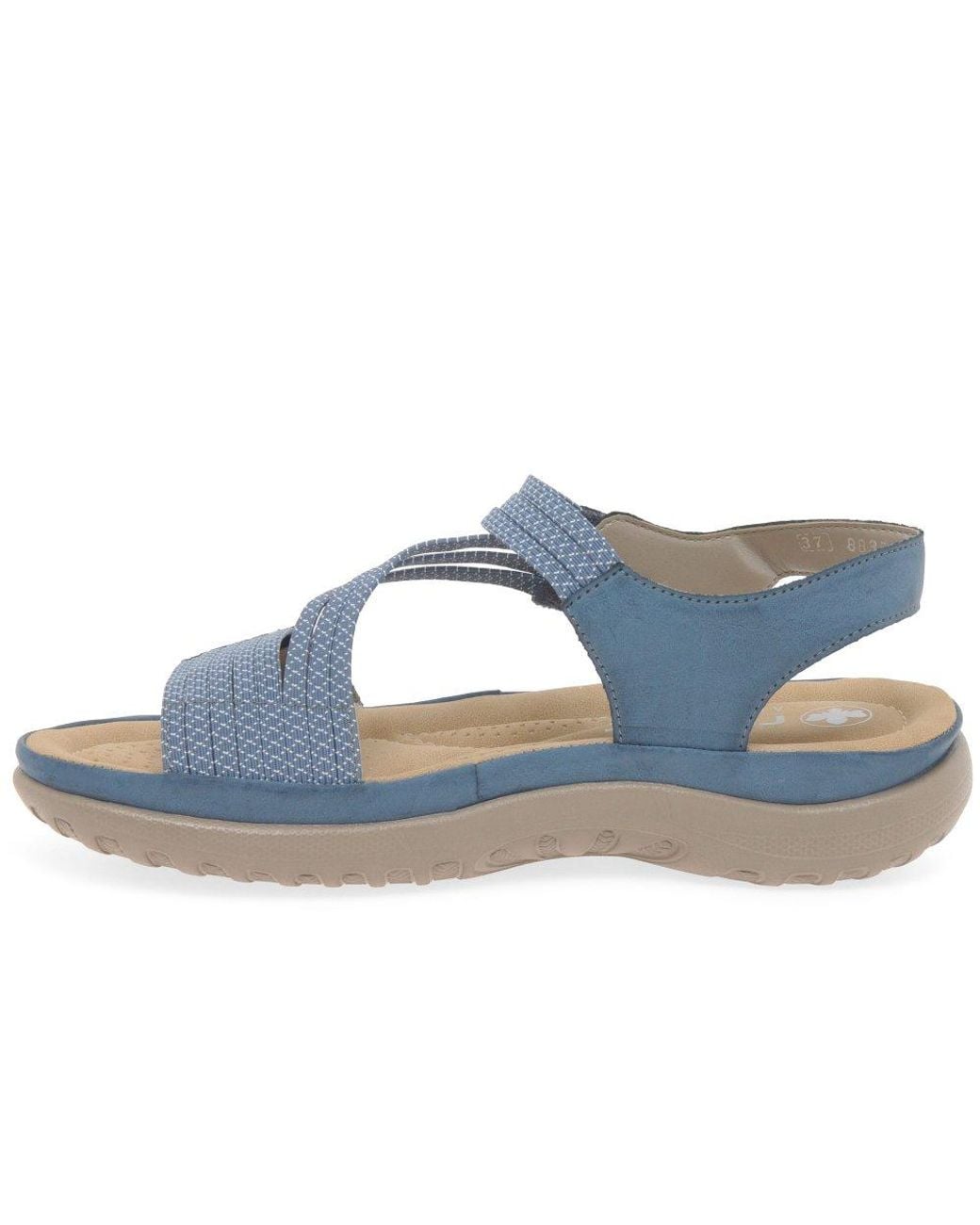 Rieker Blue Locket Sandals