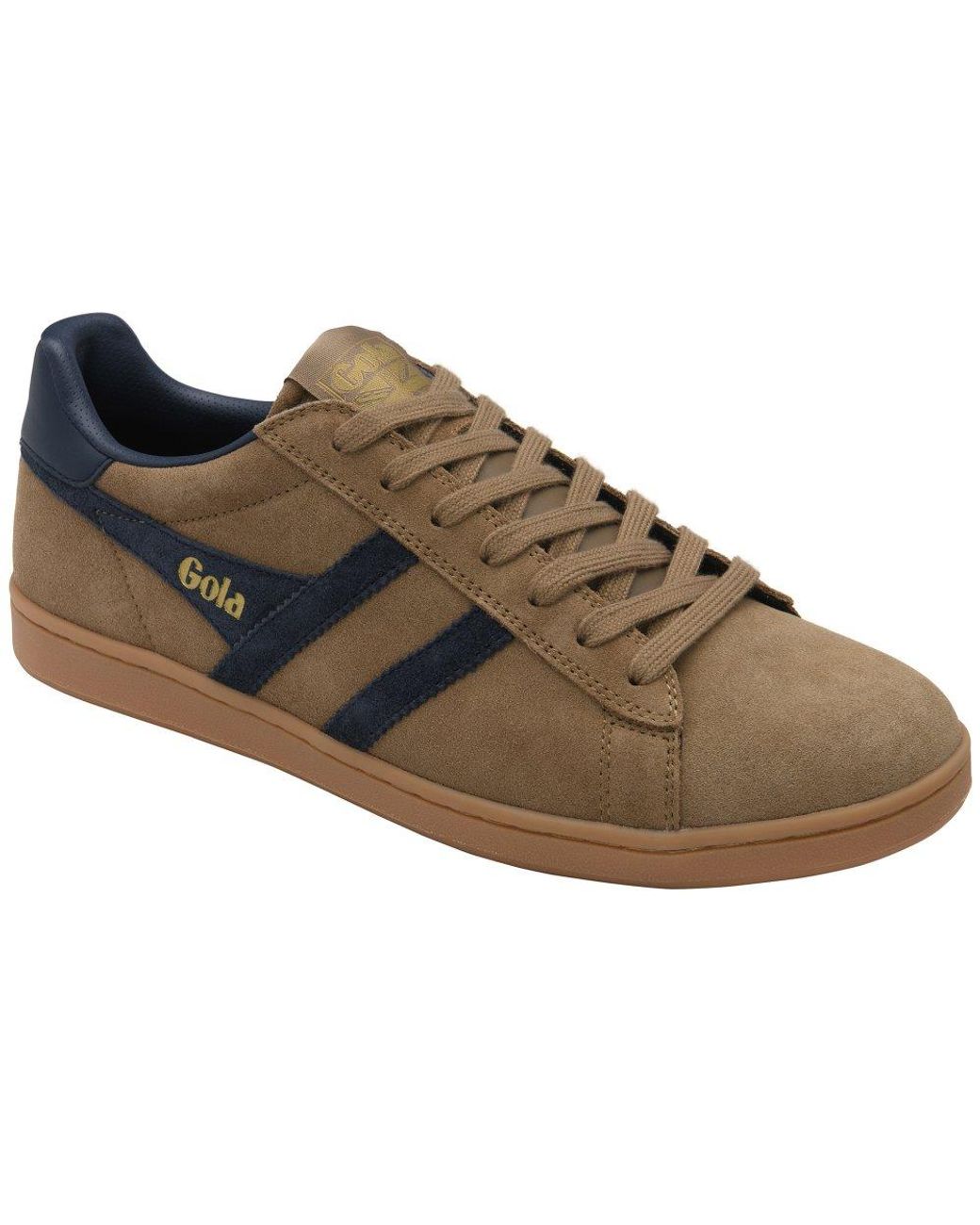Gola Brown Equipe Ii Suede Trainers for men