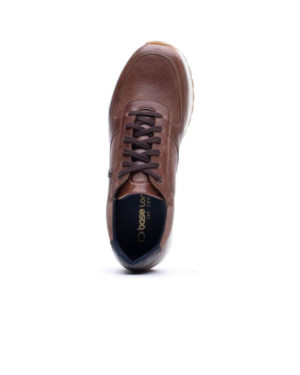 Base London Brown Lancaster Trainers for men