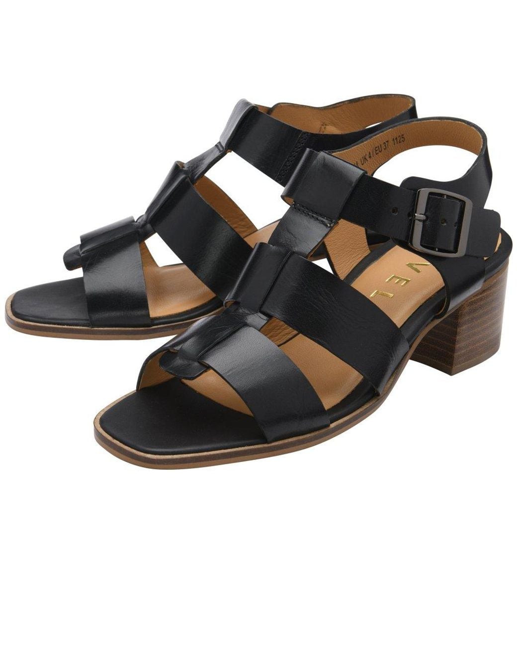 Ravel Black Togston Heeled Sandals