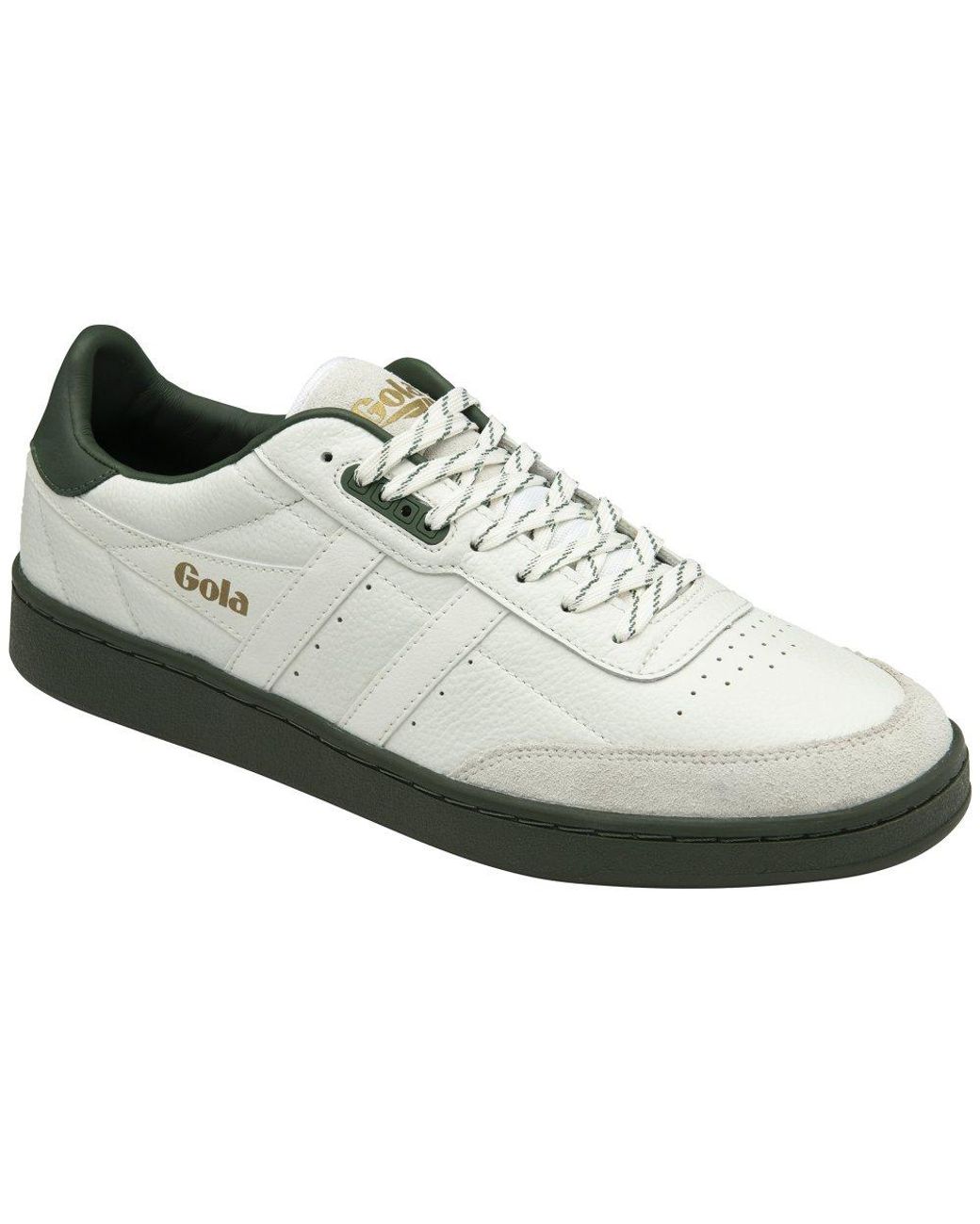 Gola White Contact Leather Trainers for men