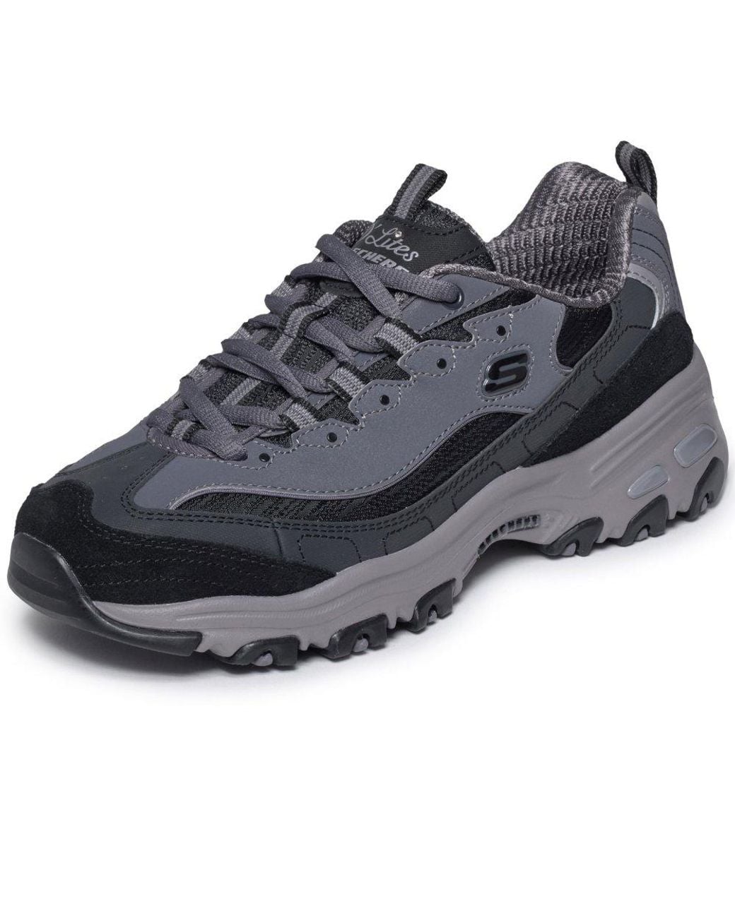 Skechers Black Dlites Modern Classic Trainers