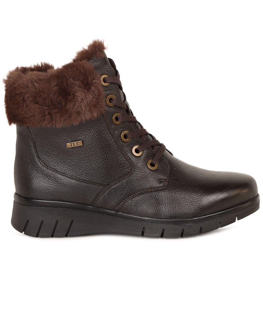 Caprice Brown Dascha Ankle Boots