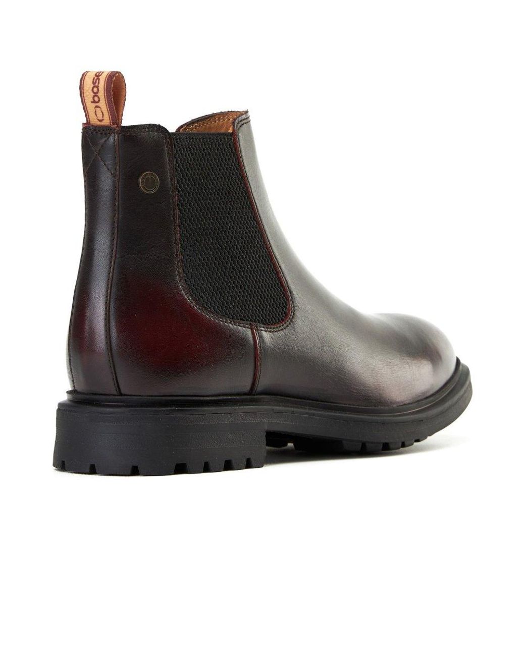 Base London Black Roebuck Chelsea Boots for men