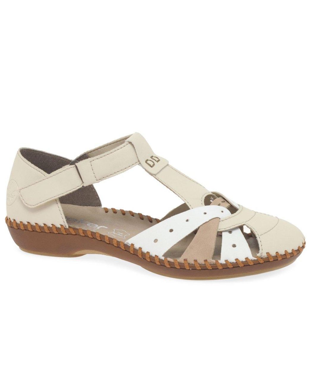 Rieker Metallic Maria Sandals