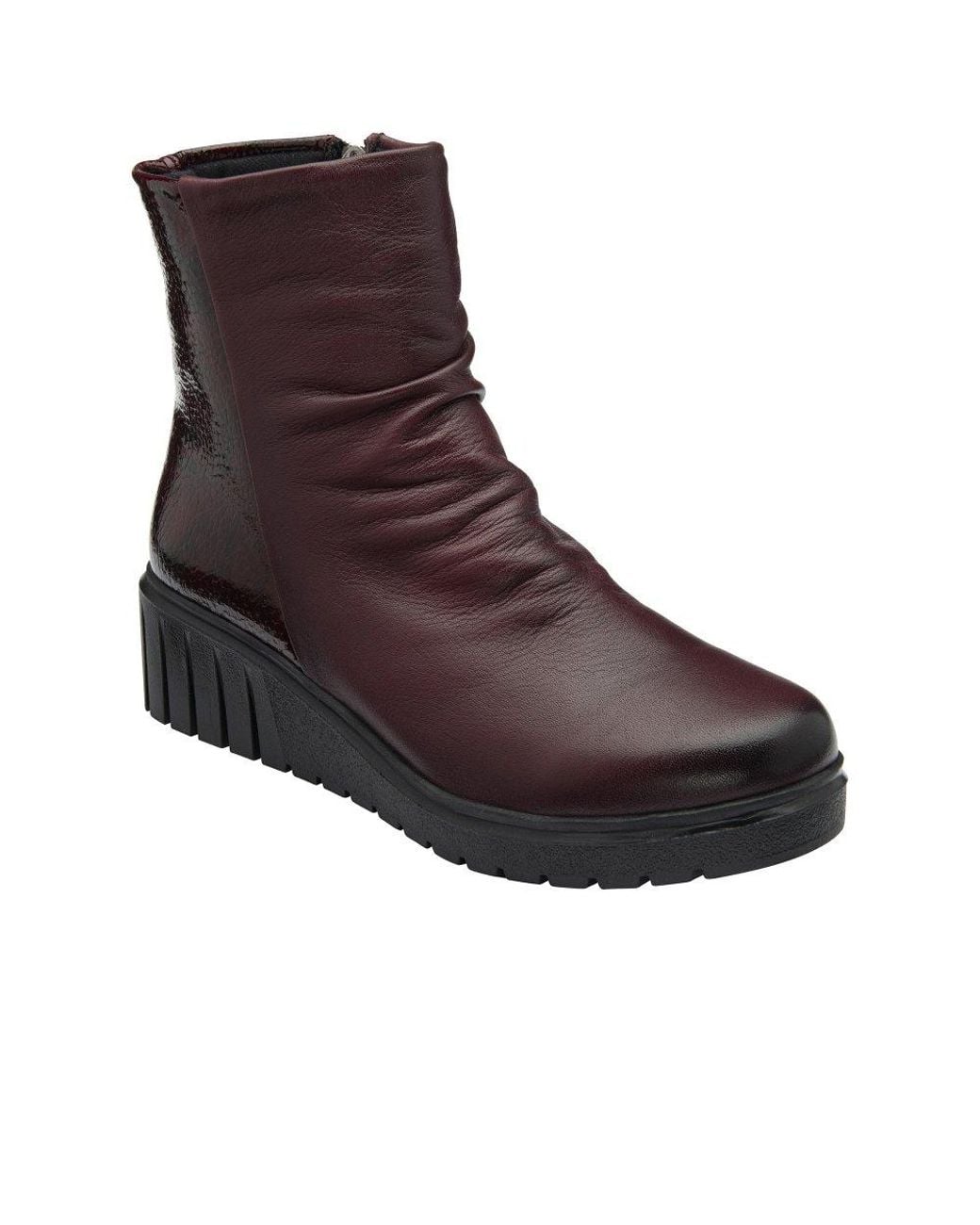 Lotus Brown Adlee Ankle Boots