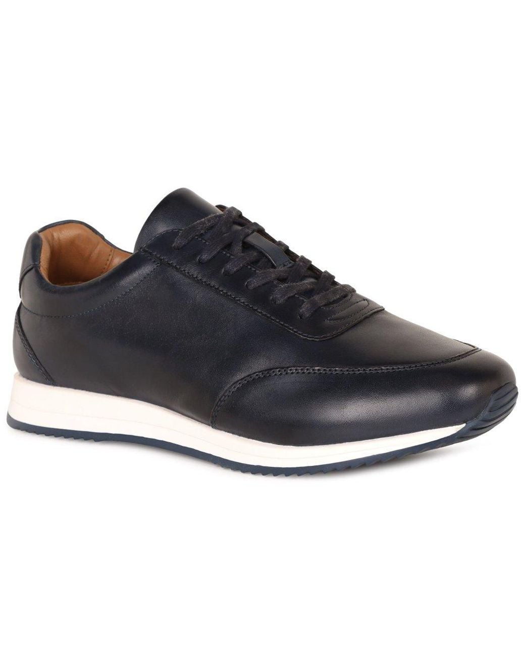 Jones Bootmaker Blue Southend Trainers for men
