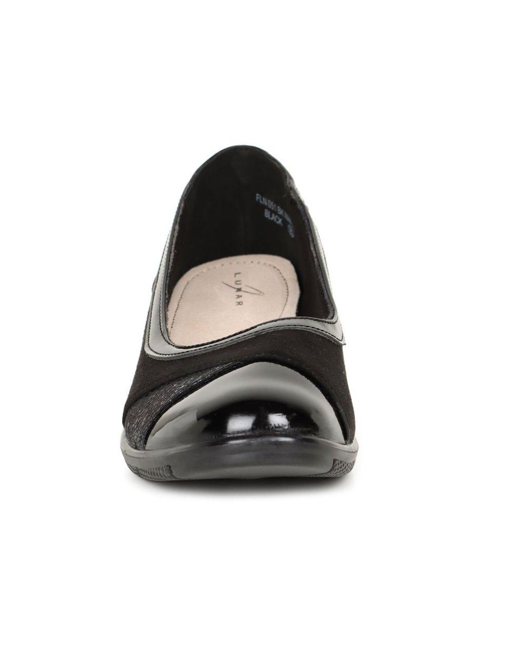 Lunar (GRS) Black Marian Ballet Pumps