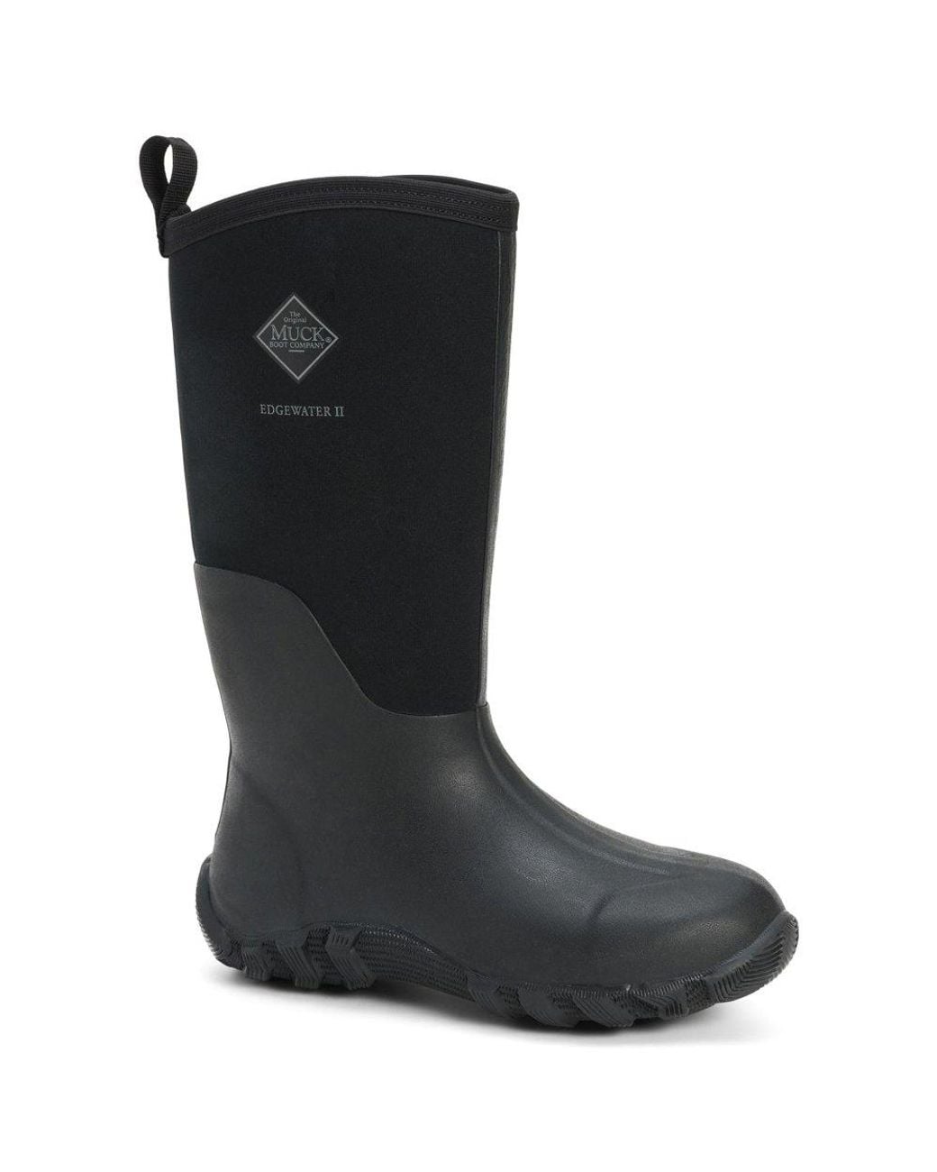 Muck Boot Black Edgewater Ii Multi Purpose Wellingtons for men