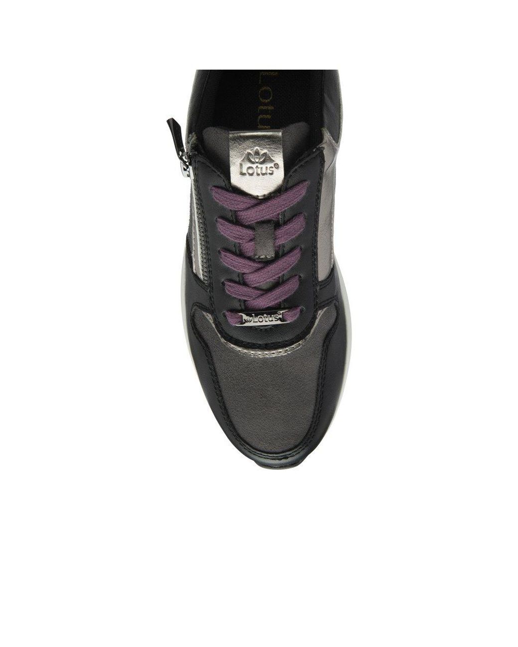 Lotus Black Venus Trainers