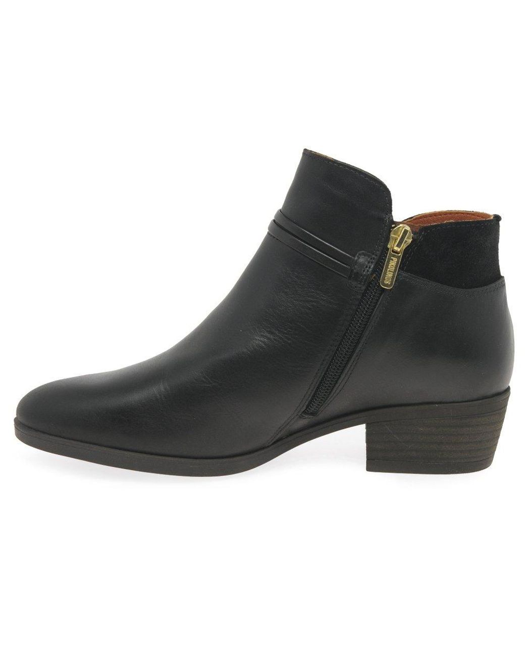 Pikolinos Black Darcey Ankle Boots