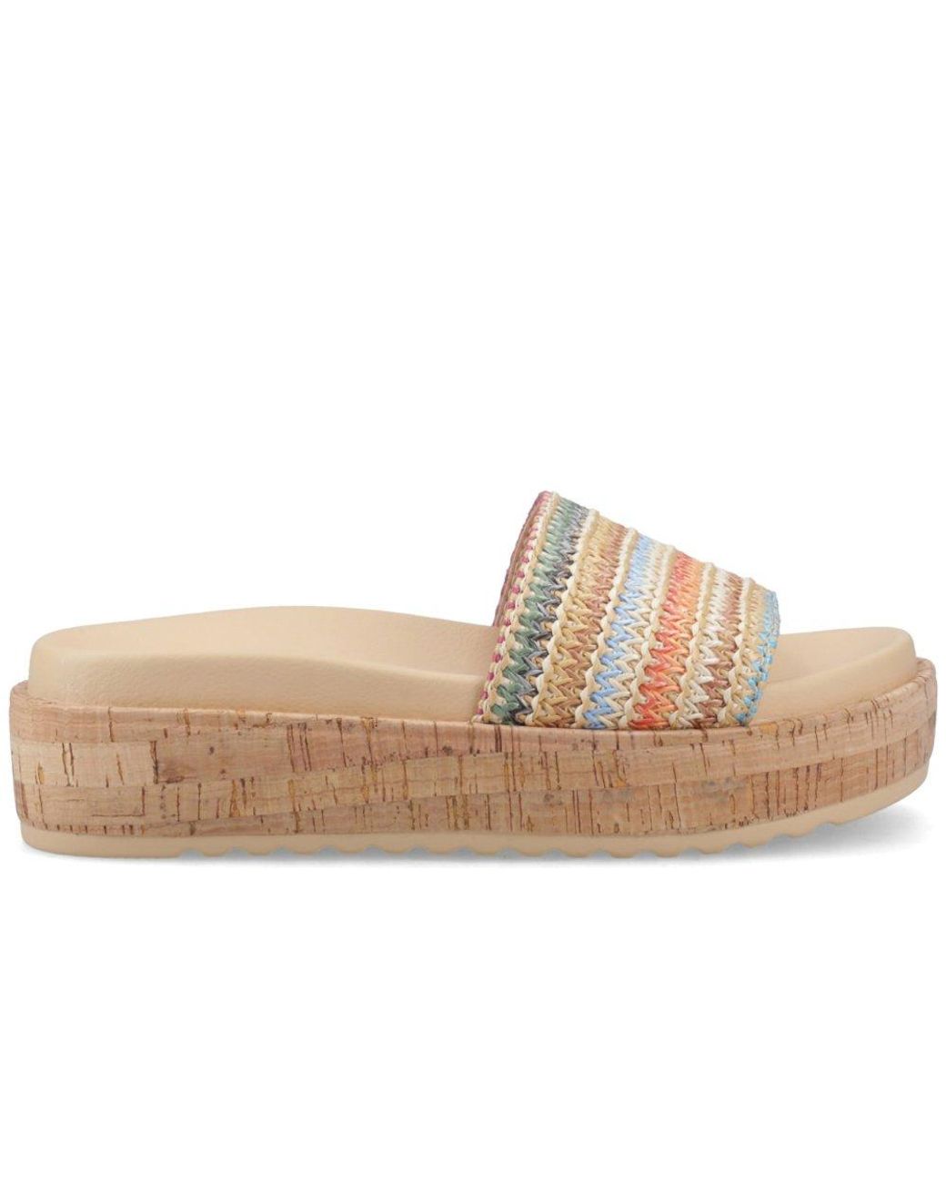 Rocket Dog Natural Faye Alti Raffia Sandals