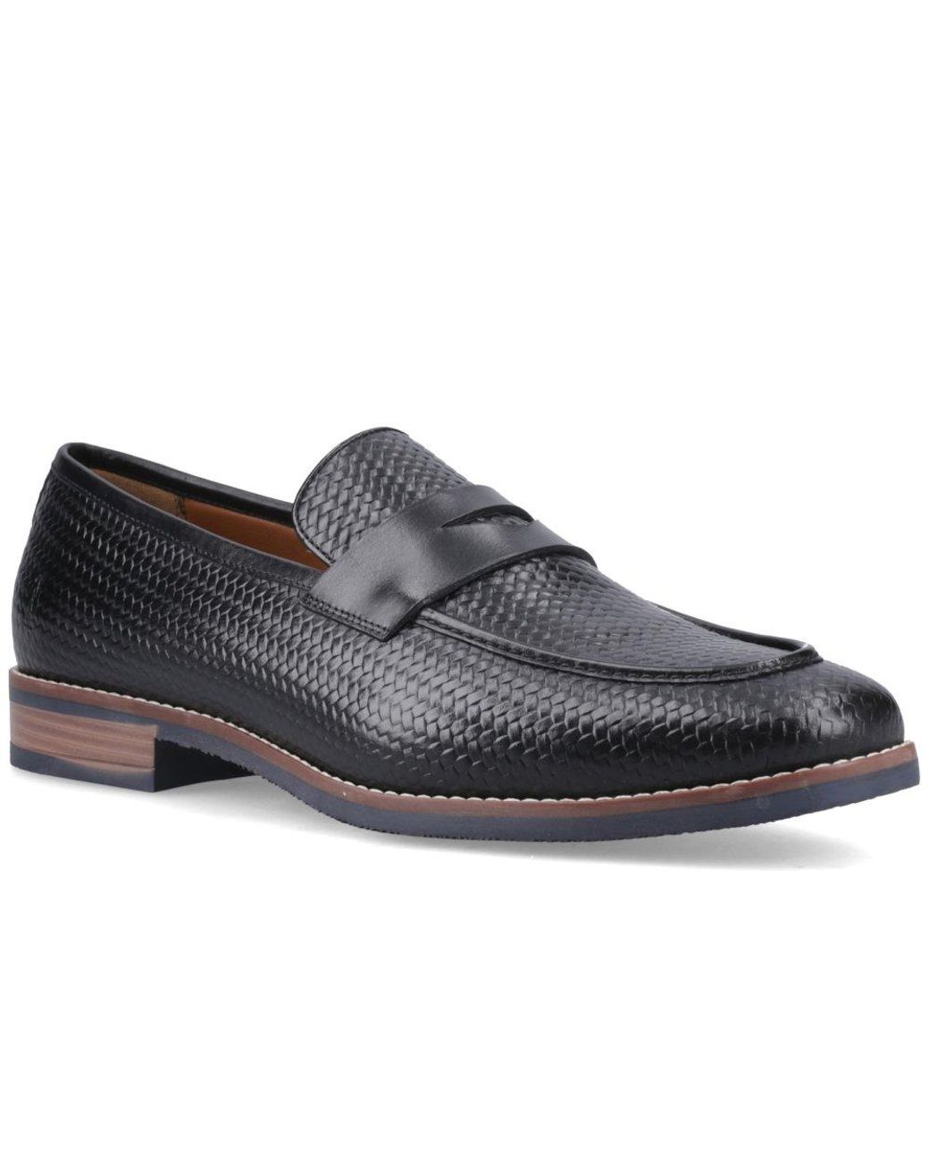 Hush Puppies Black Mitchell Loafers for men