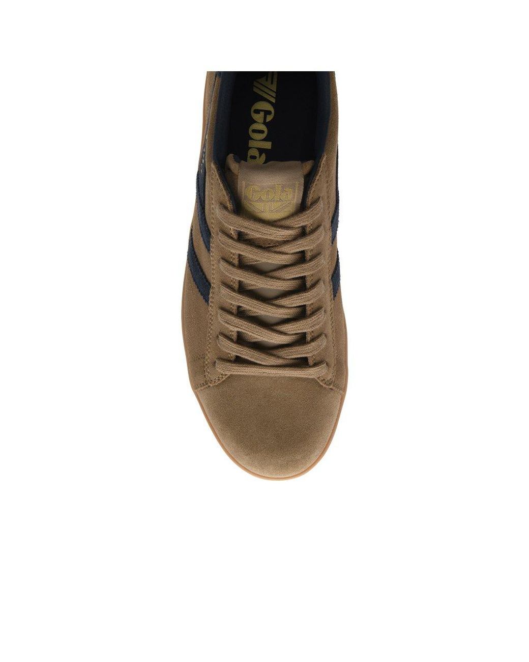 Gola Brown Equipe Ii Suede Trainers for men