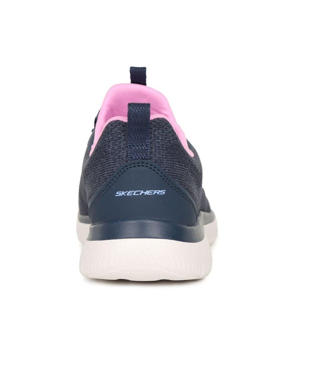 Skechers Blue Mesh Knit Sneakers