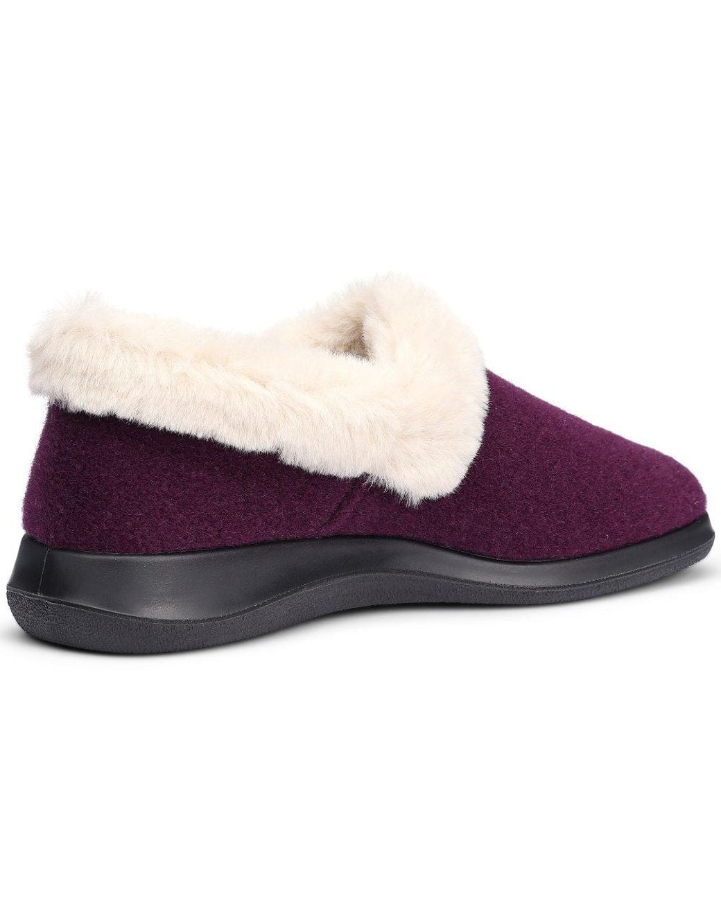 Hotter Purple Snug Ii Wide Fit Slippers