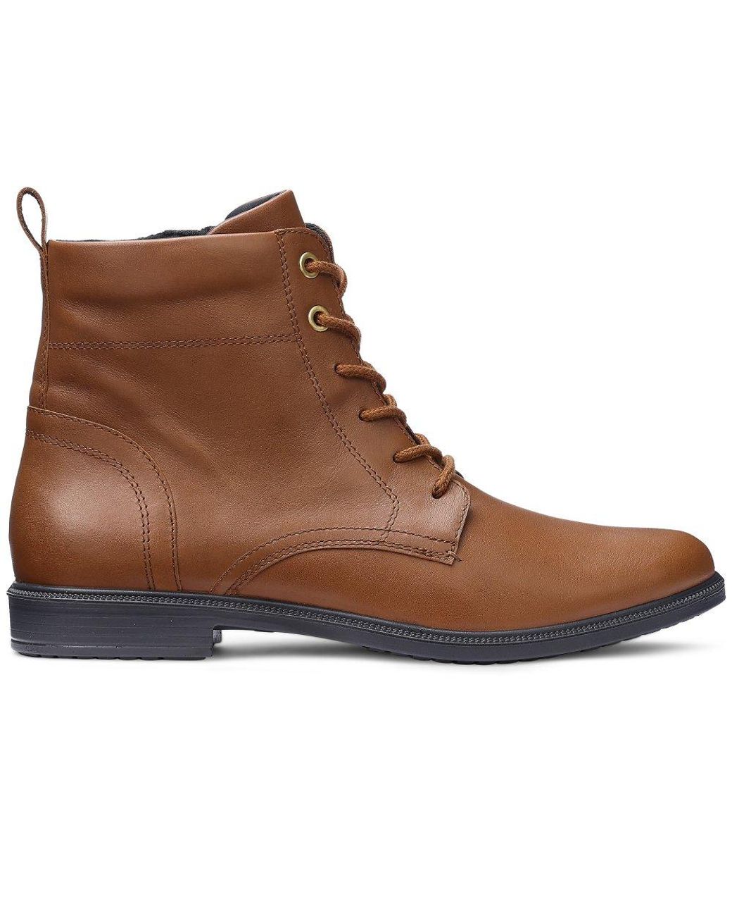 Hotter Brown Surrey Ii Wide Fit Lace Up Boots