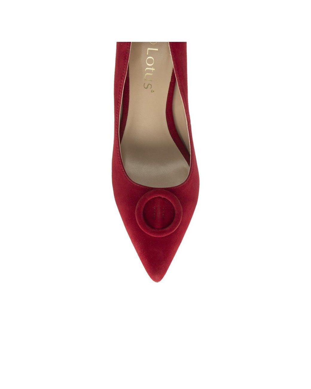 Lotus Red Henley Court Shoes
