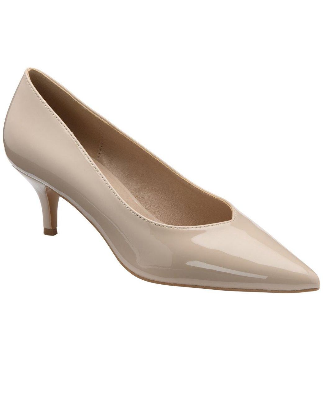 Ravel White Darley Court Shoes