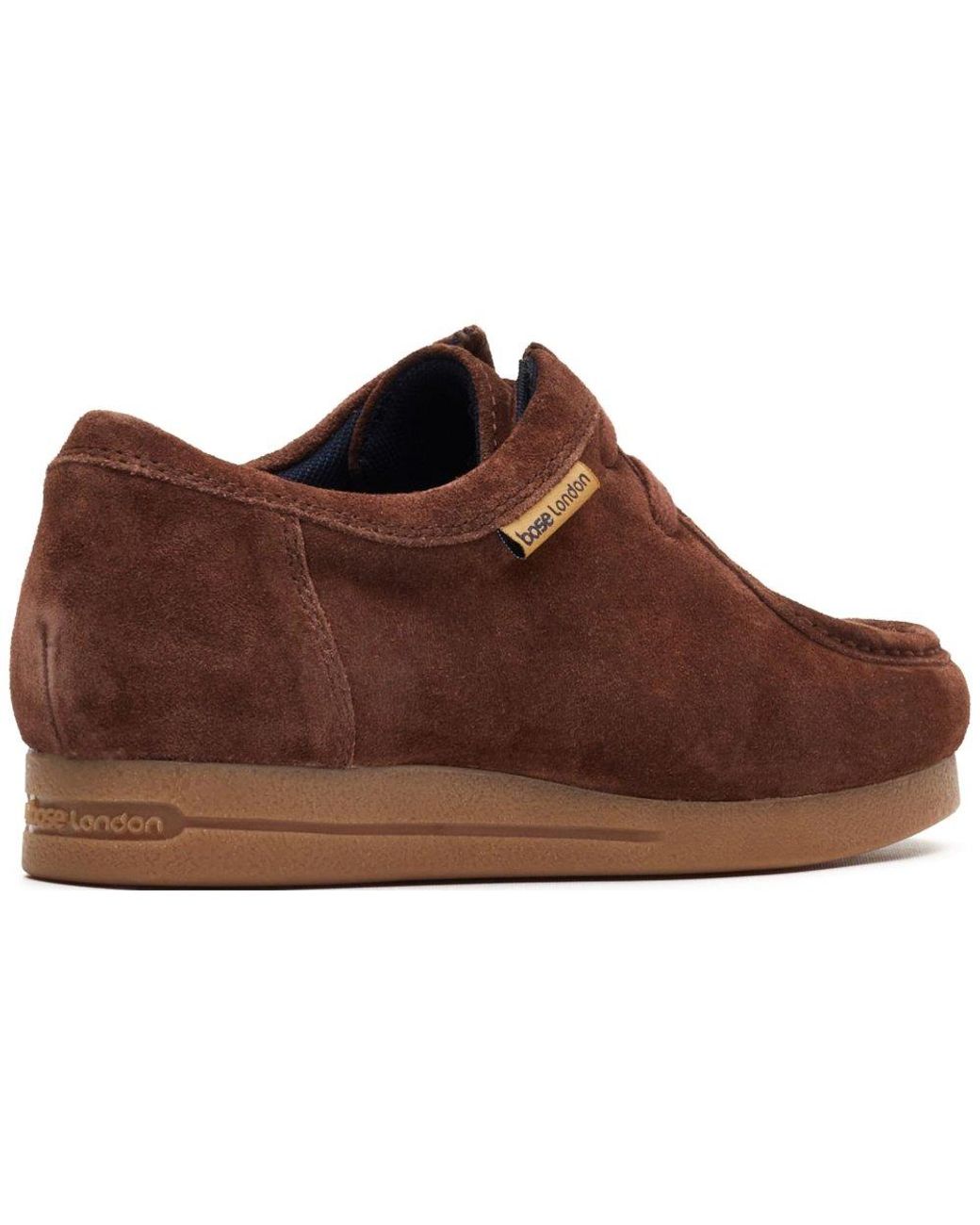 Base London Brown Koko Wallabe Shoes for men