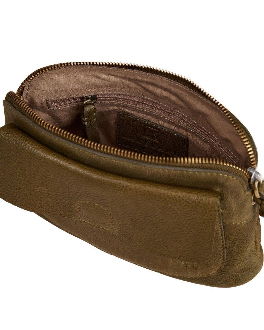 Lakeland Leather Green Staveley Cross Handbag