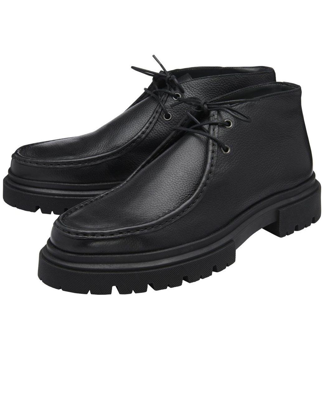 Frank Wright Black Harris Boots for men