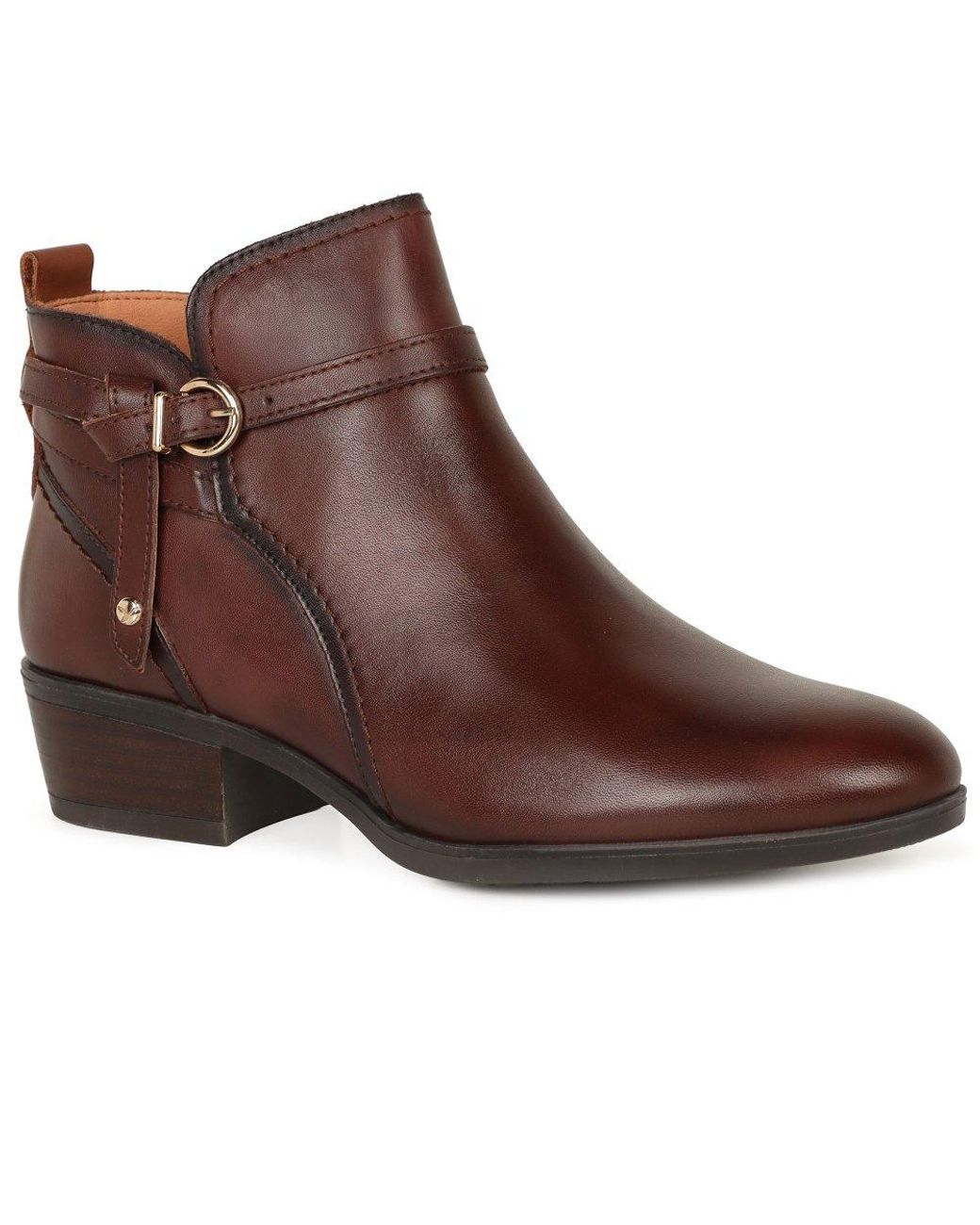 Pikolinos Brown Dixie Ankle Boots