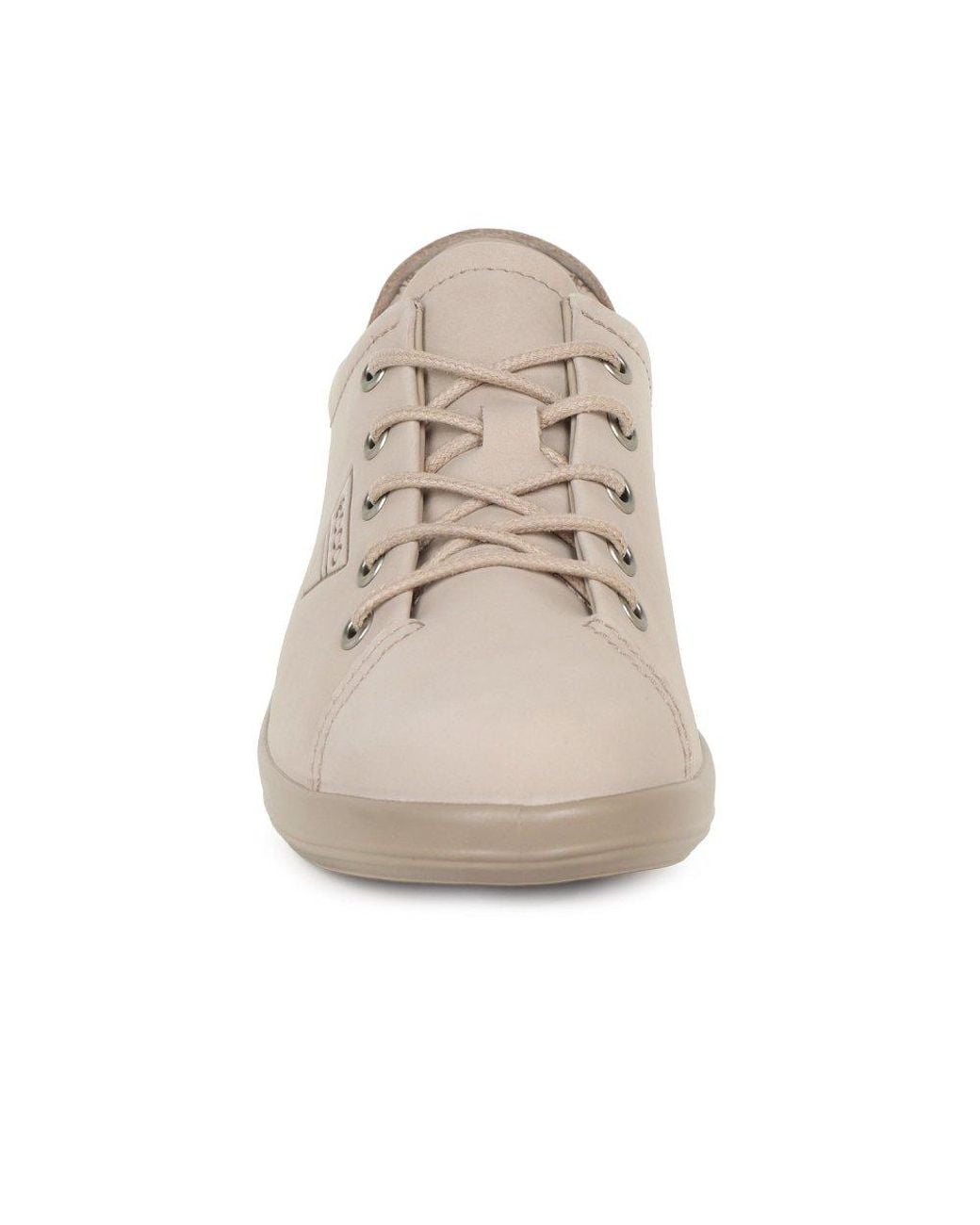 Ecco Gray Soft 2 Lace Trainers