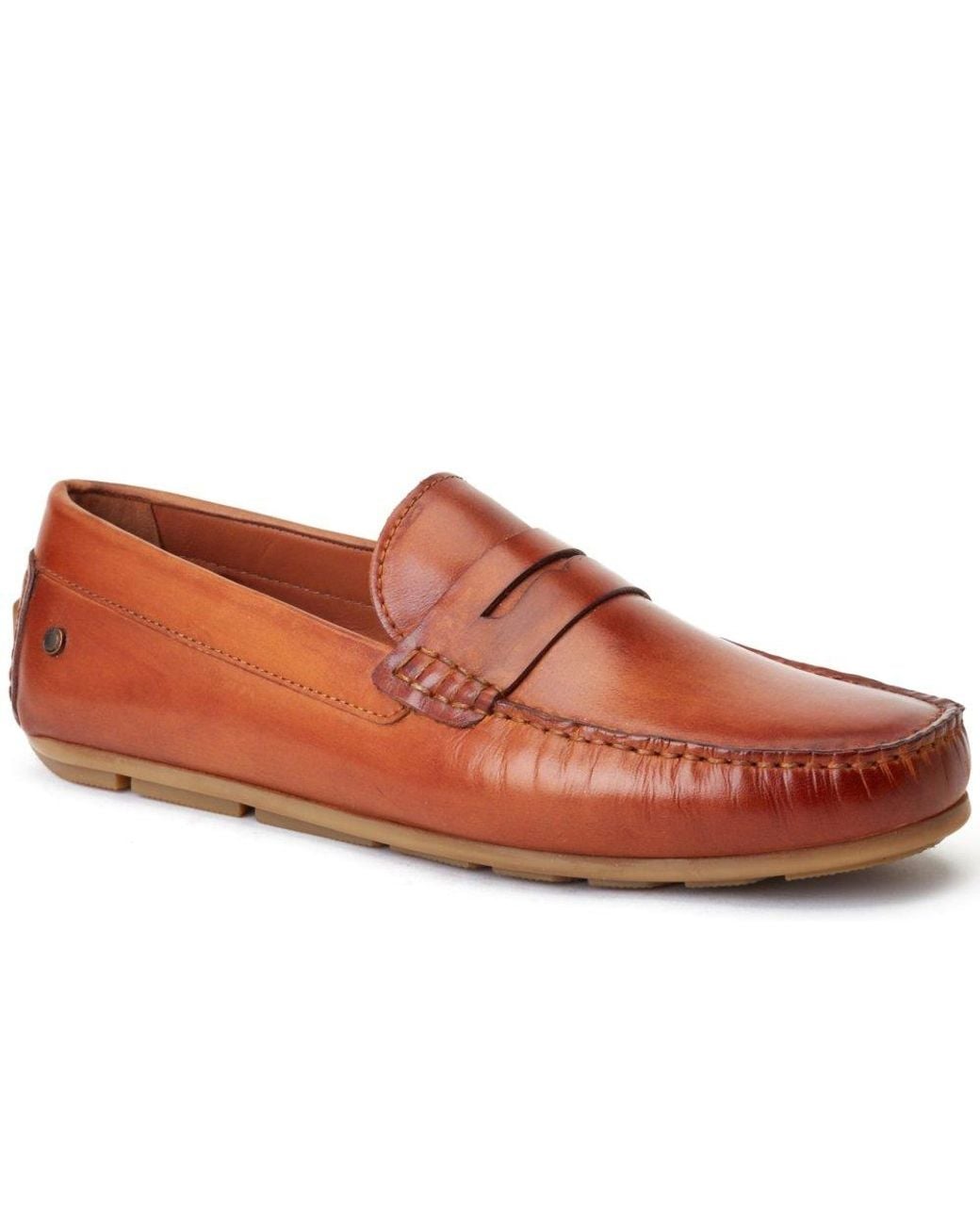 Base London Brown Collins Loafers for men